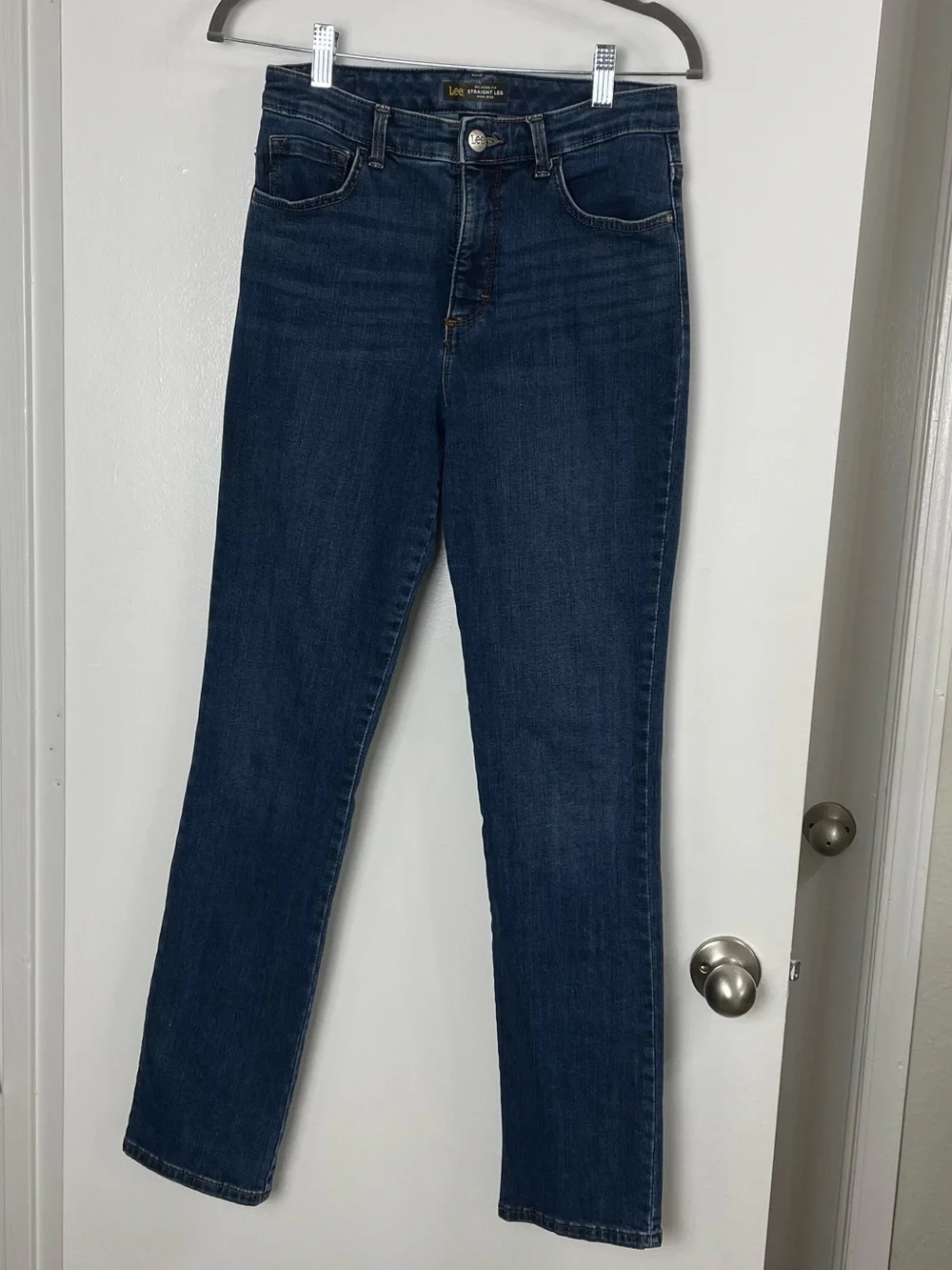 Lee Relaxed Fit Straight Leg High Rise Jeans